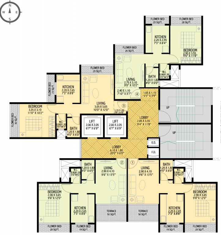  astrova 11 And 13 Floor Astrova Cluster Plan