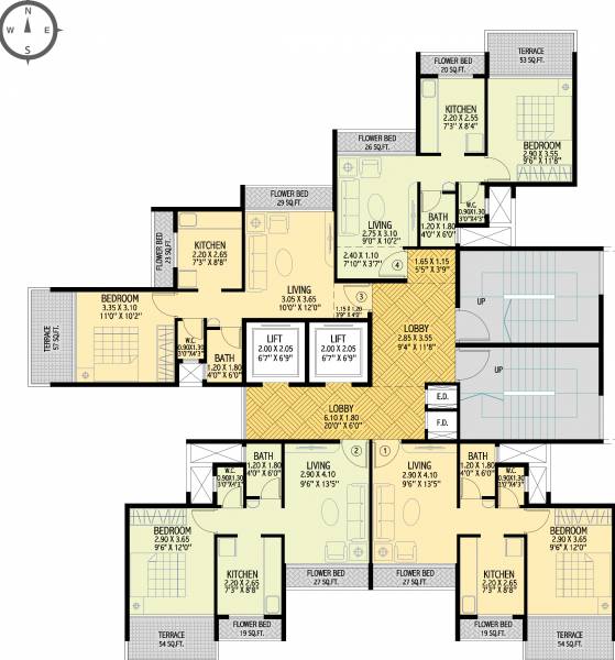  astrova Even Floor Astrova Cluster Plan