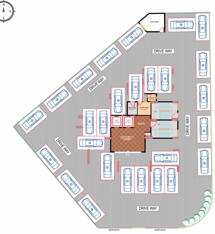  astrova Ground Floor Astrova Cluster Plan