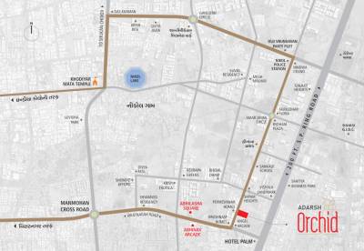  orchid-residency Location Plan