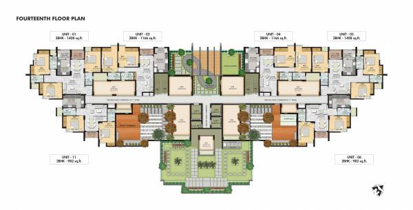 Ruby Royal Tower Cluster Plan royal-tower Ruby Royal Tower Cluster Plan