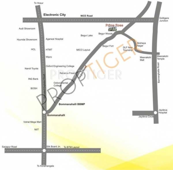 MDVR Prime Rose Location Plan