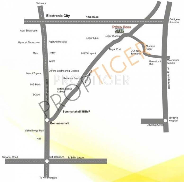 MDVR Prime Rose Location Plan
