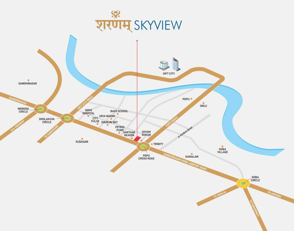  sharnam sky view Images for locationPlan