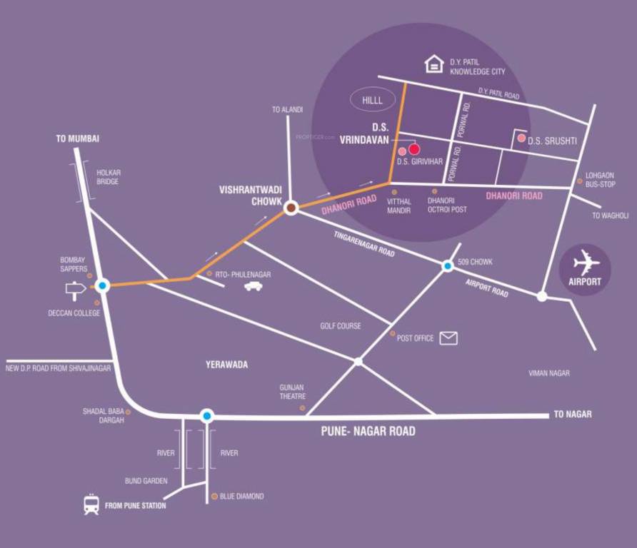  vrindavan Location Plan