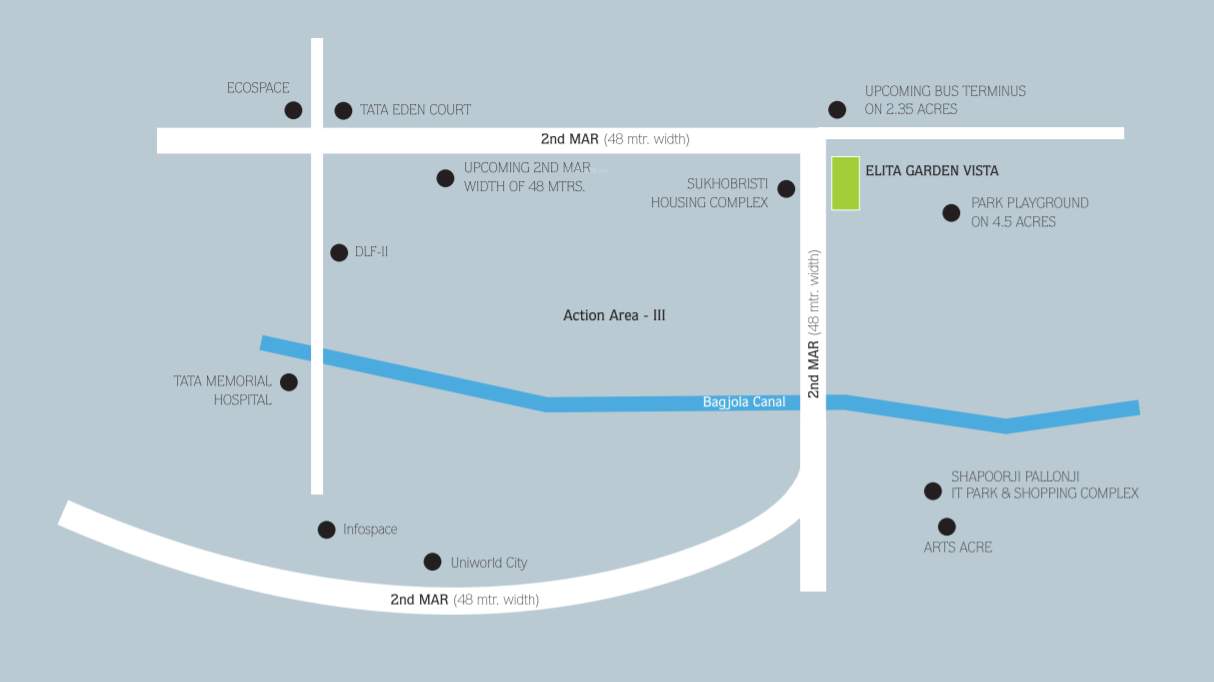  elita garden vista Location Plan
