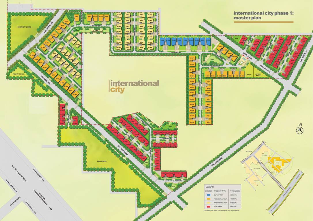 international city Master Plan