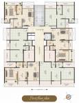  shree-siddhivinayak Shree Siddhivinayak Cluster Plan for 1st Floor