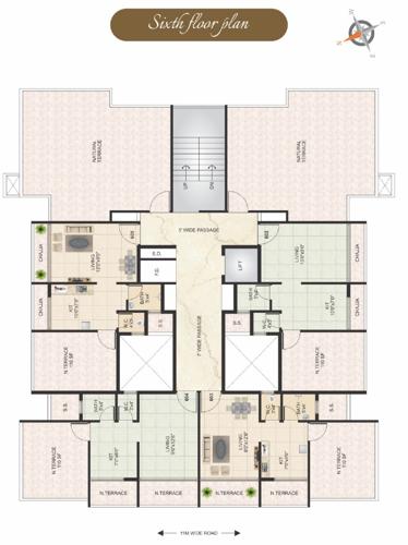  shree-siddhivinayak Shree Siddhivinayak Cluster Plan for 6th Floor