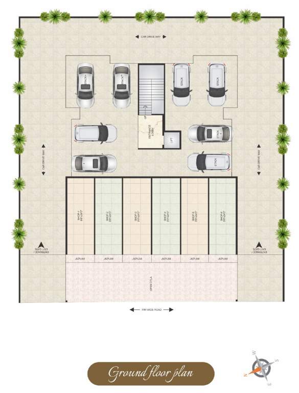  shree siddhivinayak Shree Siddhivinayak Cluster Plan for ground Floor