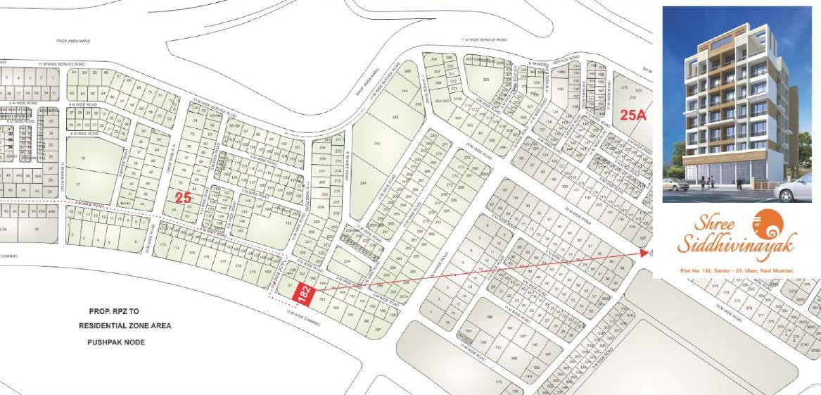  shree siddhivinayak Location Plan