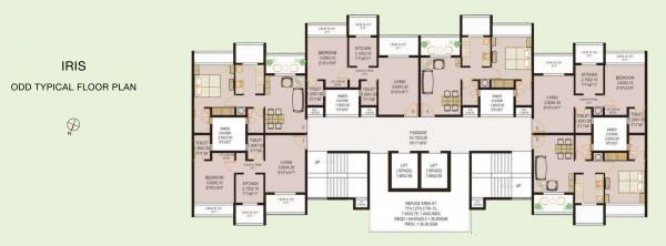  greens-phase-2-c Iris BLDG No 27 Cluster Plan
