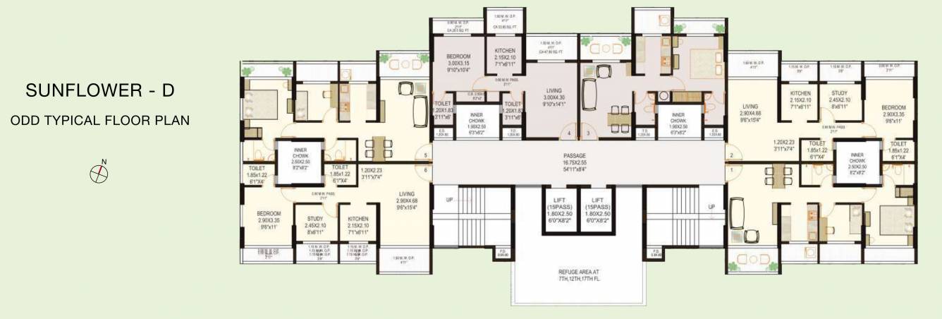  greens phase 2 c Tower D Cluster Plan