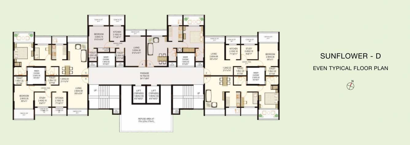  greens phase 2 c Tower D Cluster Plan