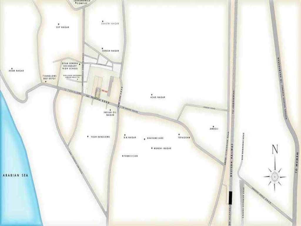  adani western heights Location Plan