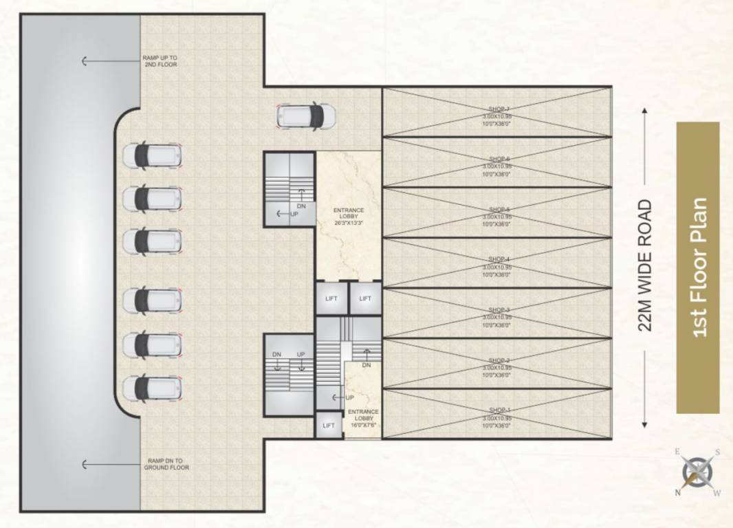  nest Giriraj Nest Cluster Plan for 1st Floor