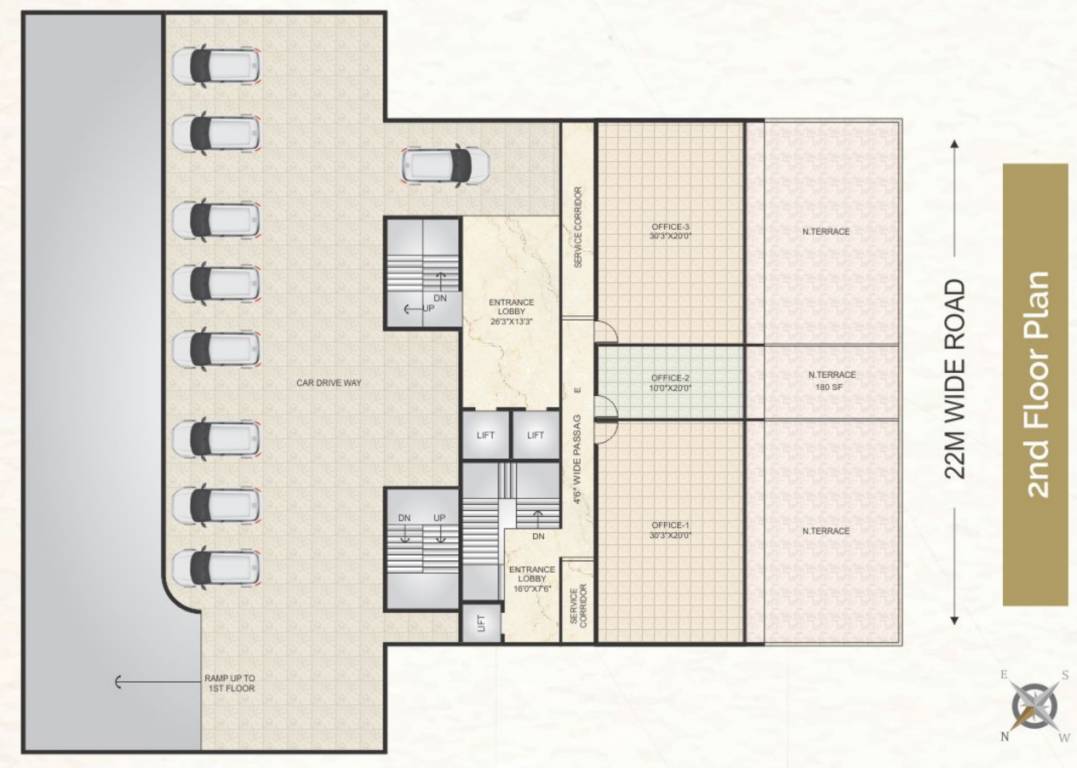  nest Giriraj Nest Cluster Plan for 2nd Floor
