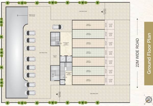  nest Giriraj Nest Cluster Plan for ground Floor