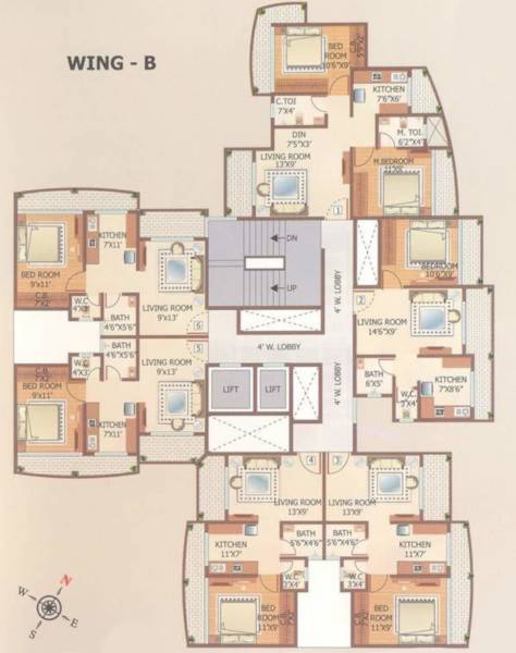  ashish Wing B Cluster Plan
