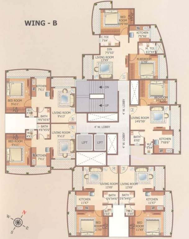 ashish Wing B Cluster Plan