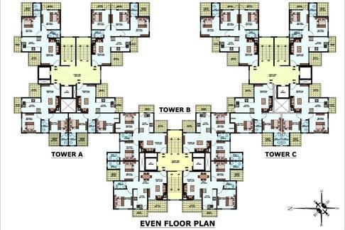  blossom Tower B Cluster Plan