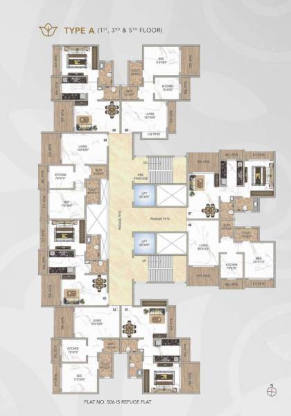  exotica-phase-ii Building Type C Cluster Plan