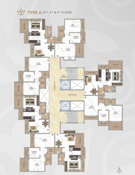  exotica-phase-ii Building Type C Cluster Plan