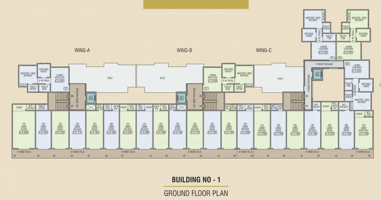  elite phase i A Wing Cluster Plan