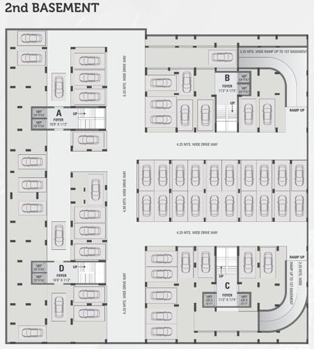  kunj-nest-2-&-3-bhk-finest-living-&-retails Block A Cluster Plan