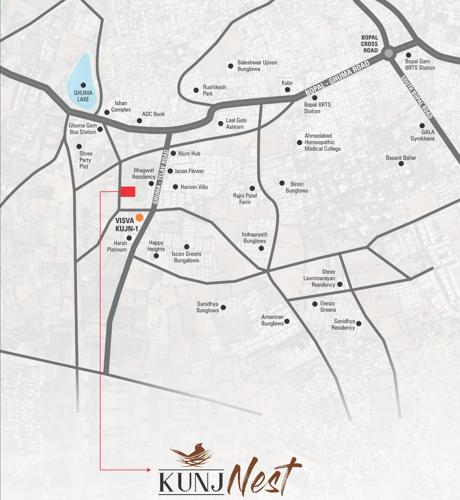 kunj-nest-2-&-3-bhk-finest-living-&-retails Images for locationPlan