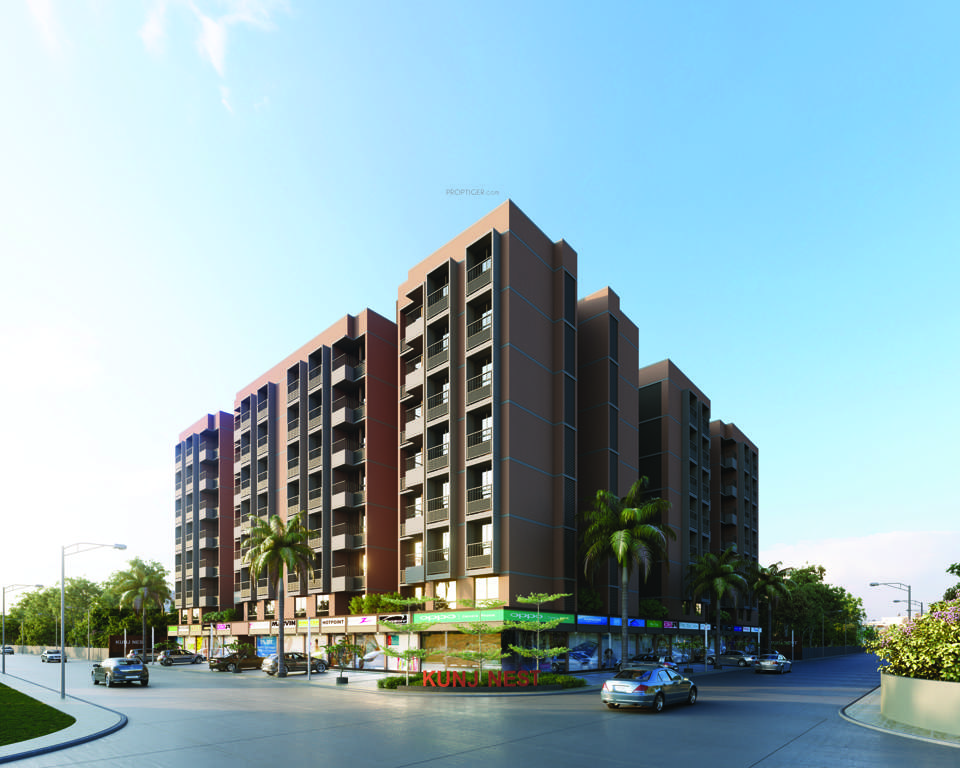  kunj nest 2 & 3 bhk finest living & retails Elevation