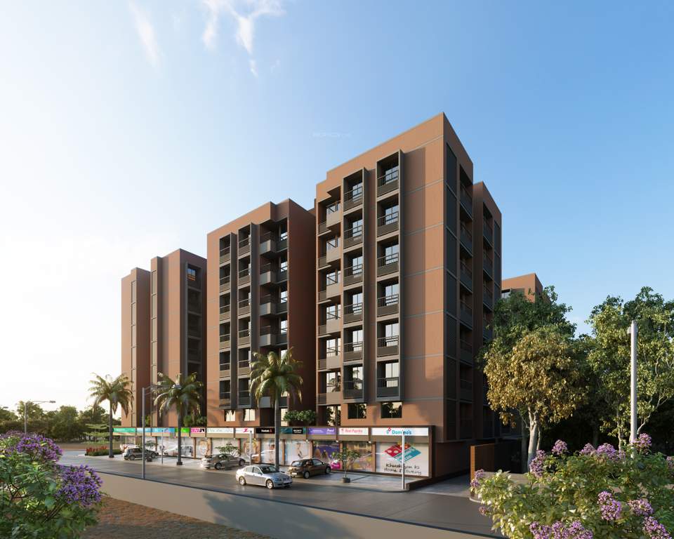  kunj nest 2 & 3 bhk finest living & retails Elevation