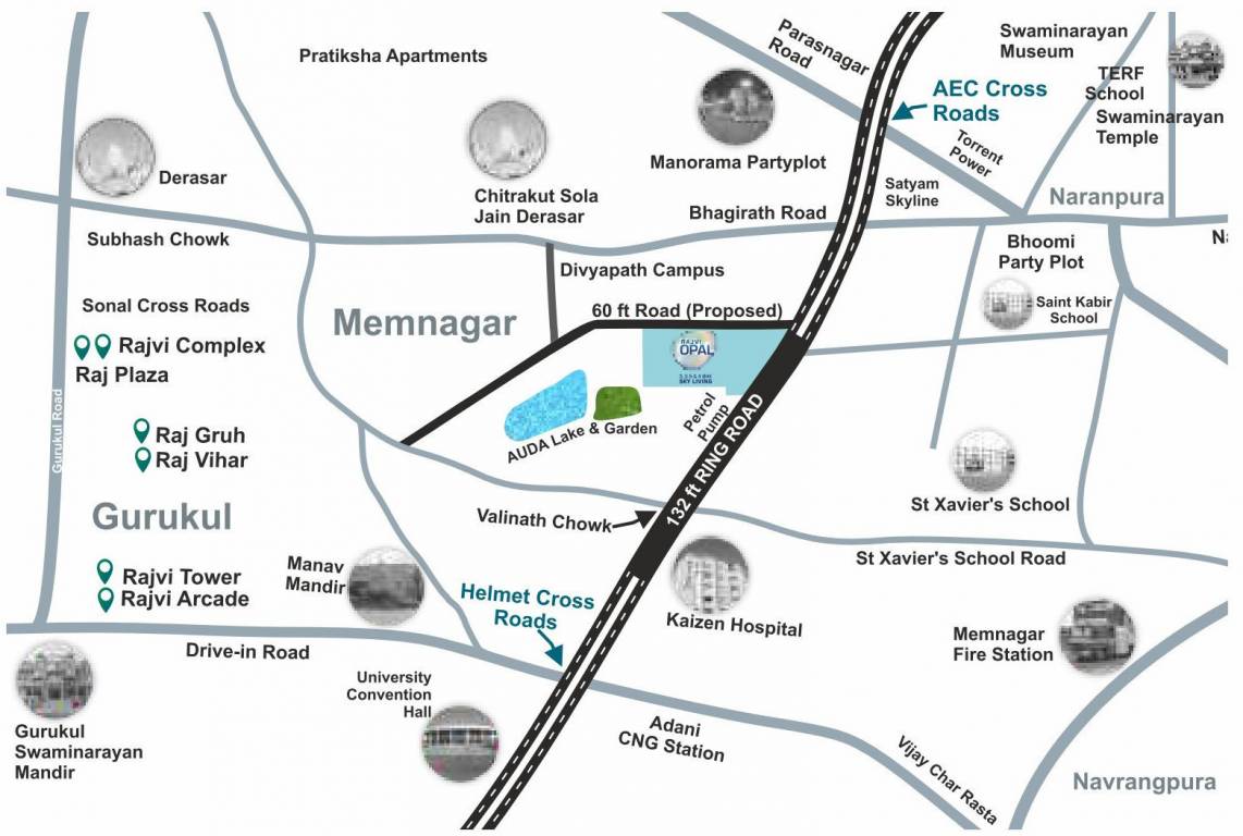 rajvi opal Location Plan