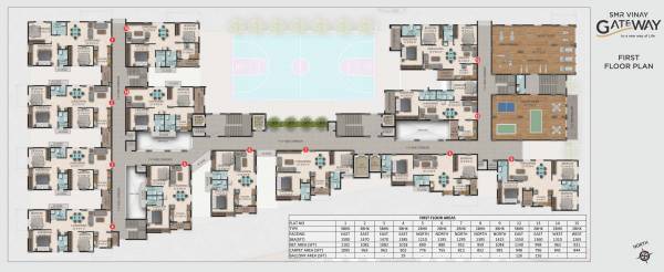  vinay-gateway Vinay Gateway Cluster Plan for 1st Floor