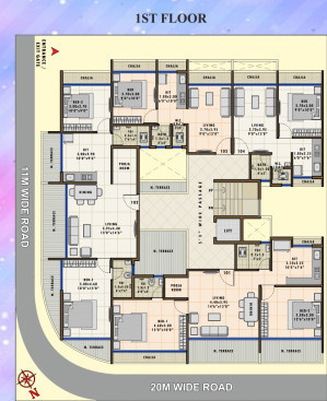  tulip Sarang Tulip Cluster Plan for 1st Floor