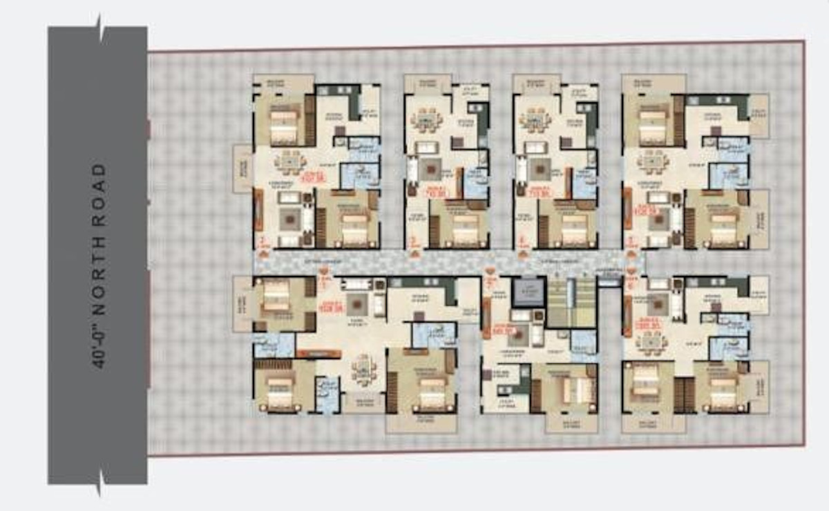  sri gayathri empire Cluster Plan