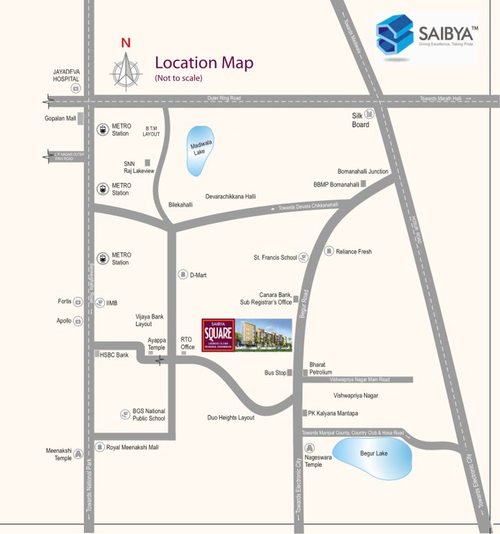  square Location Plan