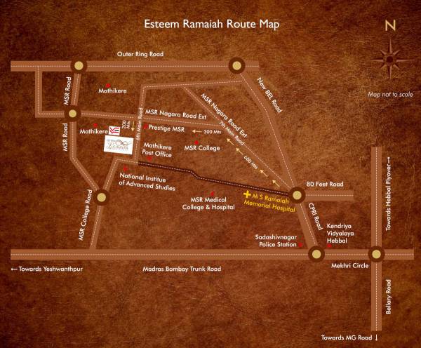  esteem-ramaiah Location Plan