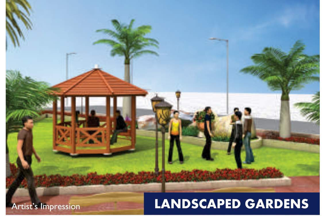  city phase i d3 building Landscaped Gardens
