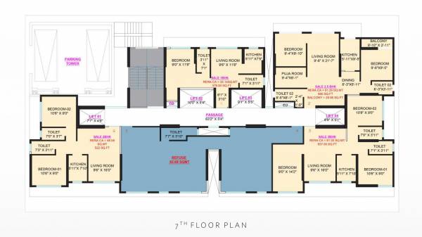  pushpanjali-residency Cluster Plan