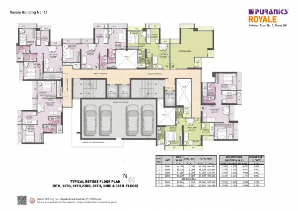  puraniks-grand-central Elito Grand Central Cluster Plan