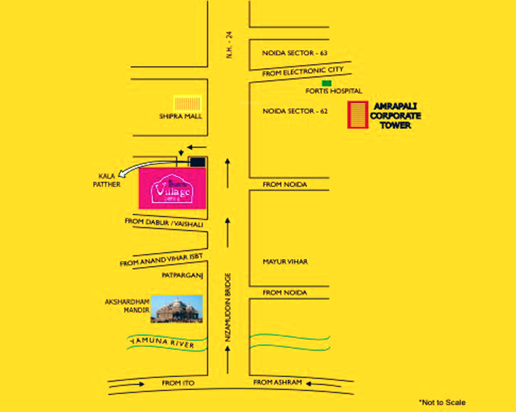 amrapali village phase 2 Location Plan