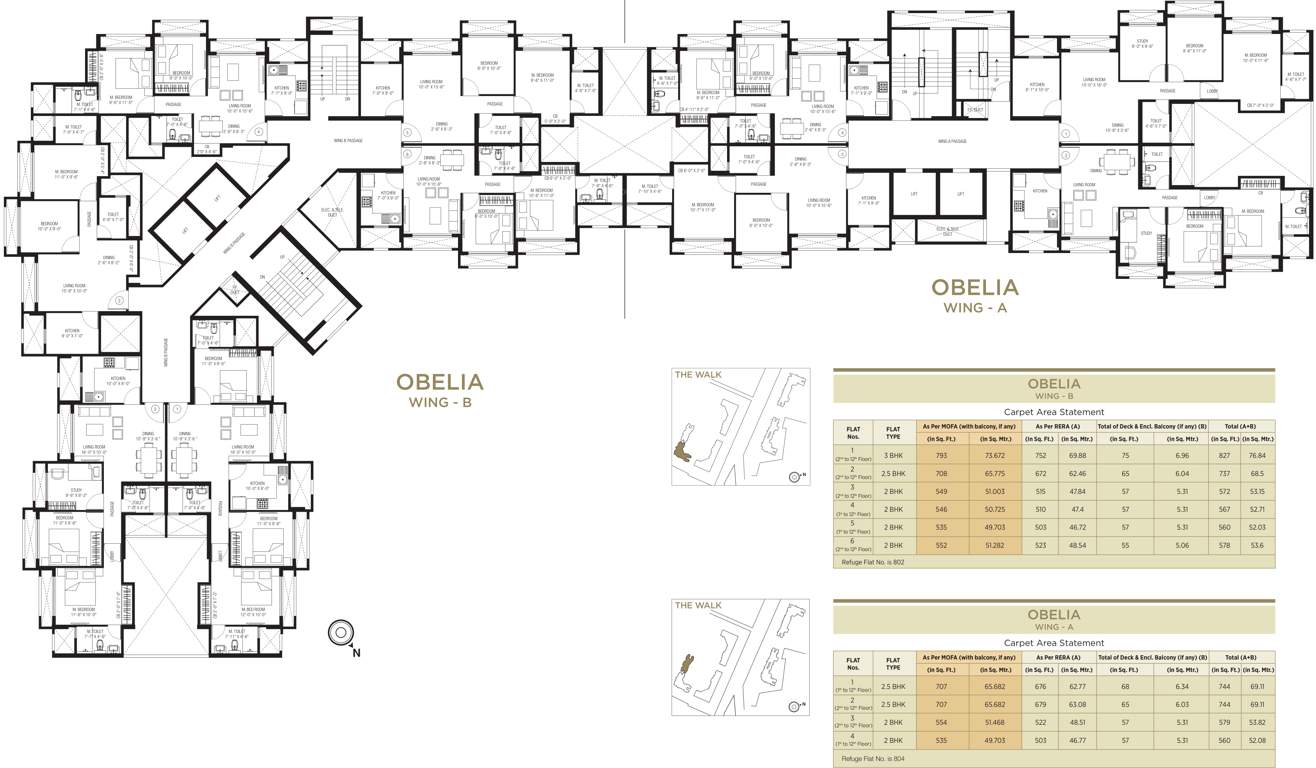  obelia a and obelia b Typical Floor Plan Of A And B