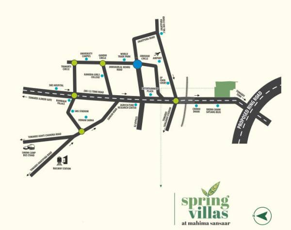  sansaar-phase-ii-spring-villa Location Plan