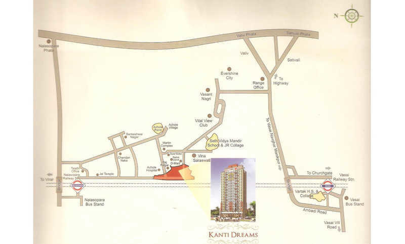  kanti dreams Location Plan