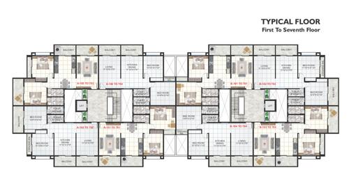  riviera-tower Cluster Plan