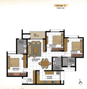  bagmane temple bells Cluster Plan