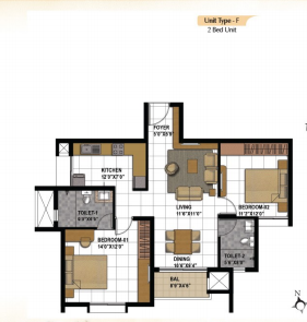  bagmane temple bells Cluster Plan