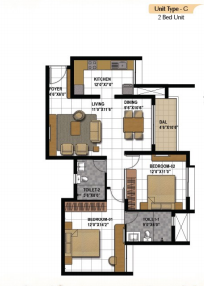  bagmane temple bells Cluster Plan
