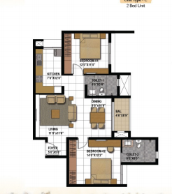  prestige bagmane temple bells Cluster Plan